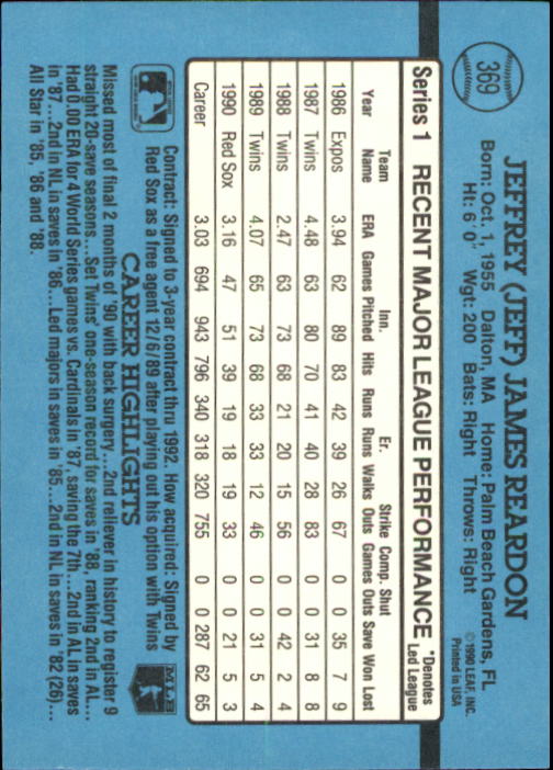 thumbnail 195  - 1991 Donruss Baseball Card Pick 273-521