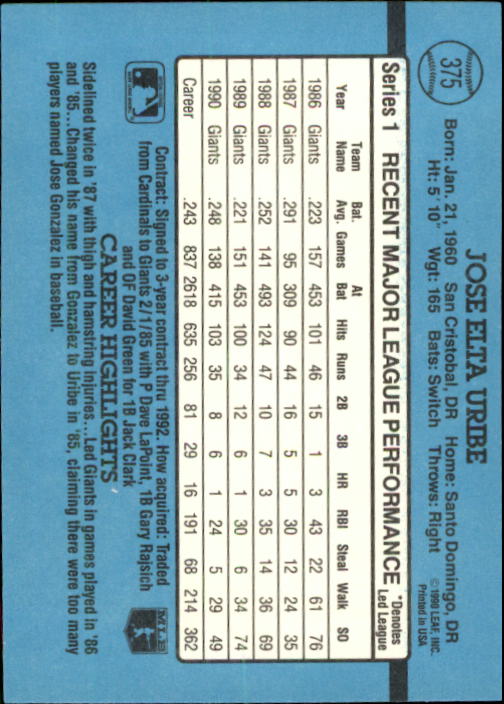 thumbnail 207  - 1991 Donruss Baseball Card Pick 273-521