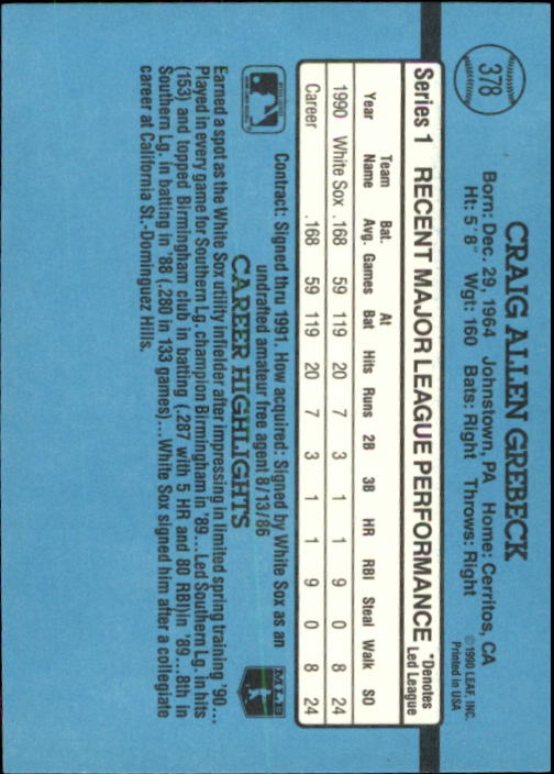thumbnail 213  - 1991 Donruss Baseball Card Pick 273-521