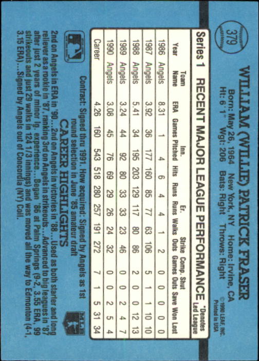 thumbnail 215  - 1991 Donruss Baseball Card Pick 273-521