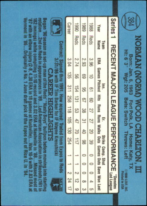 thumbnail 225  - 1991 Donruss Baseball Card Pick 273-521
