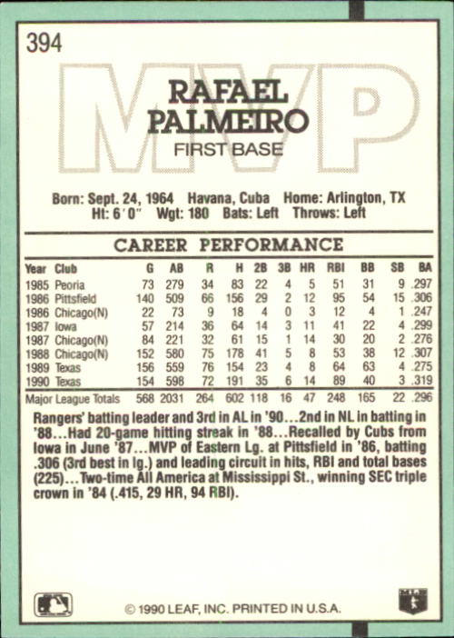 thumbnail 243  - 1991 Donruss Baseball Card Pick 273-521
