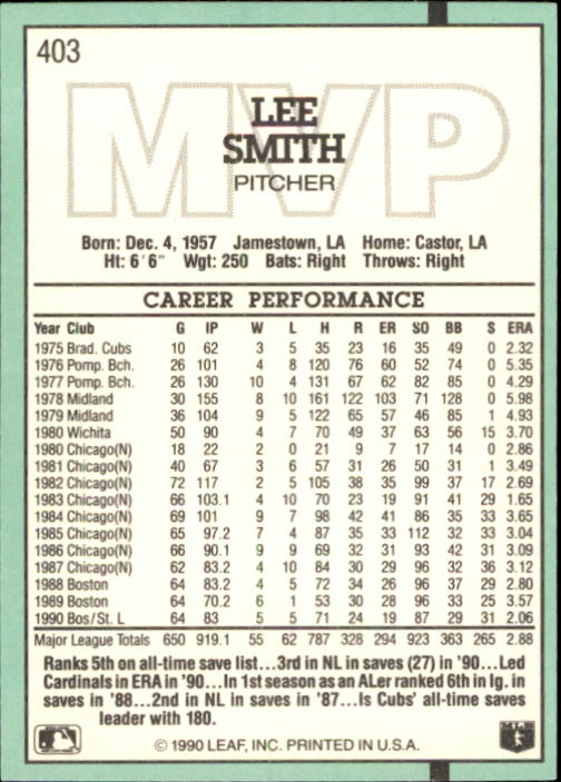 thumbnail 259  - 1991 Donruss Baseball Card Pick 273-521