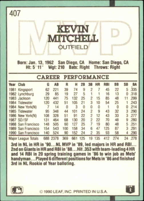 thumbnail 265  - 1991 Donruss Baseball Card Pick 273-521