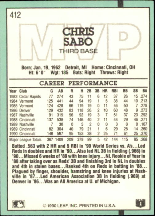 thumbnail 275  - 1991 Donruss Baseball Card Pick 273-521