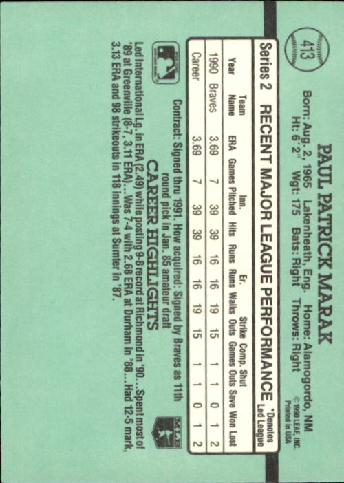 thumbnail 277  - 1991 Donruss Baseball Card Pick 273-521