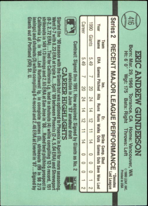 thumbnail 283  - 1991 Donruss Baseball Card Pick 273-521