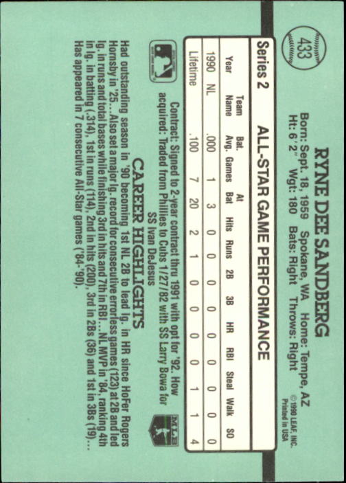 thumbnail 311  - 1991 Donruss Baseball Card Pick 273-521