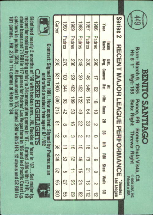 thumbnail 343  - 1991 Donruss Baseball Card Pick 273-521