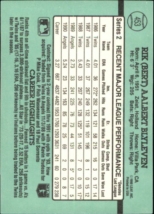 thumbnail 351  - 1991 Donruss Baseball Card Pick 273-521