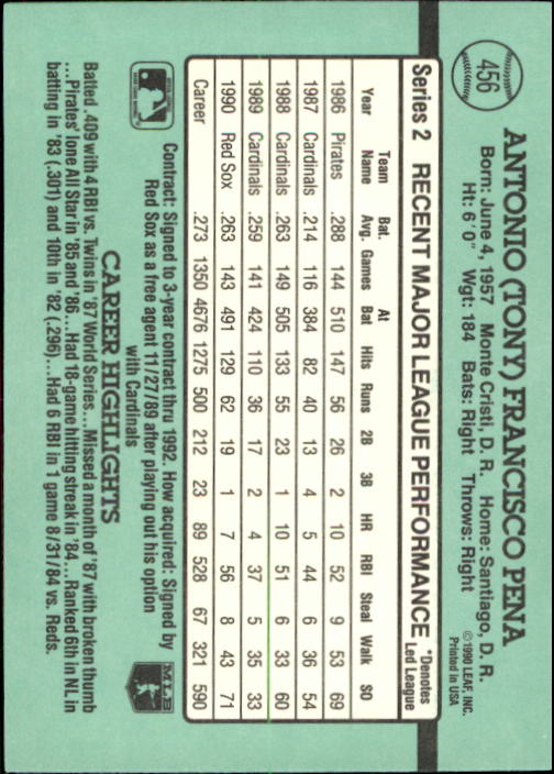thumbnail 355  - 1991 Donruss Baseball Card Pick 273-521