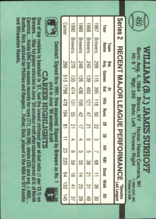 thumbnail 361  - 1991 Donruss Baseball Card Pick 273-521