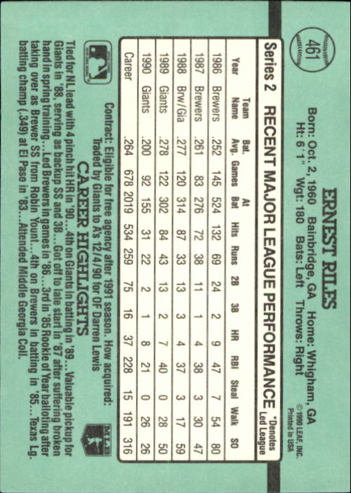 thumbnail 363  - 1991 Donruss Baseball Card Pick 273-521