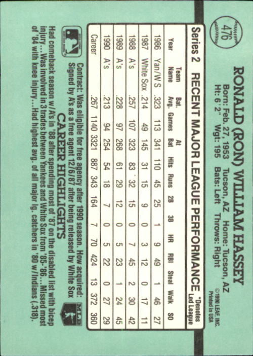 thumbnail 389  - 1991 Donruss Baseball Card Pick 273-521