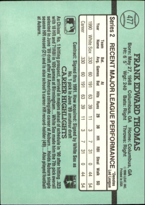 thumbnail 391  - 1991 Donruss Baseball Card Pick 273-521