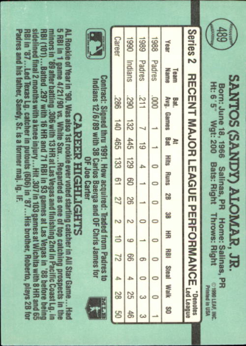 thumbnail 411  - 1991 Donruss Baseball Card Pick 273-521