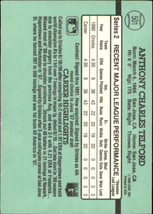 thumbnail 429  - 1991 Donruss Baseball Card Pick 273-521