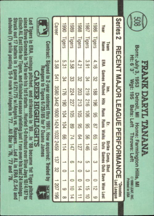 thumbnail 437  - 1991 Donruss Baseball Card Pick 273-521