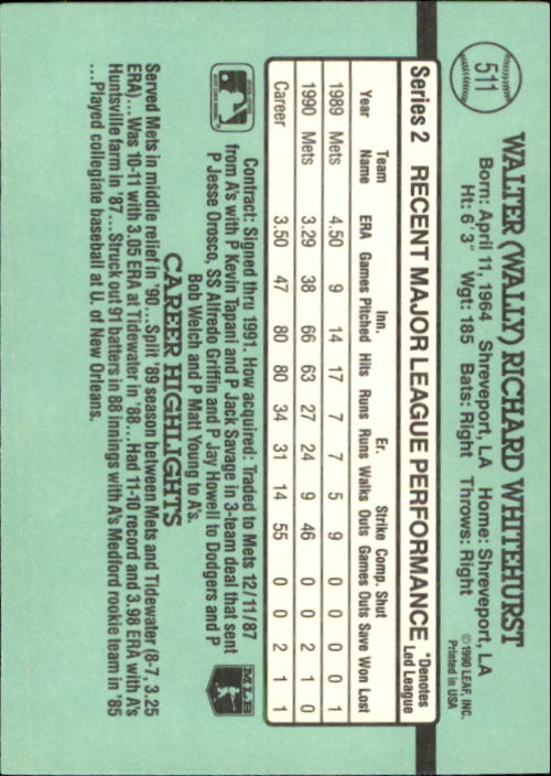 thumbnail 439  - 1991 Donruss Baseball Card Pick 273-521
