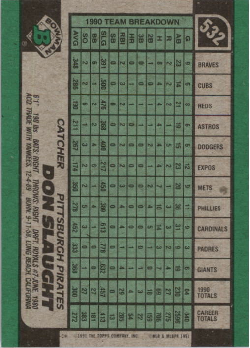 A9914- 1991 Bowman Baseball Cards 501-704 +Rookies -You Pick- 10+ FREE US SHIP - Picture 65 of 395