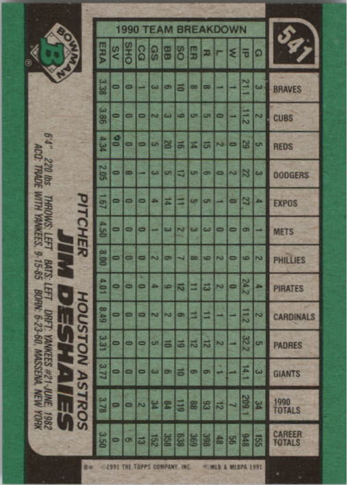 A9914- 1991 Bowman Baseball Cards 501-704 +Rookies -You Pick- 10+ FREE US SHIP - Picture 83 of 395