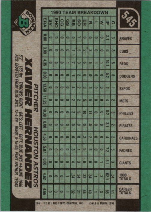 A9914- 1991 Bowman Baseball Cards 501-704 +Rookies -You Pick- 10+ FREE US SHIP - Picture 91 of 395