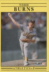 1991 Fleer Baseball Card Pick 1-250 - Picture 8 of 494