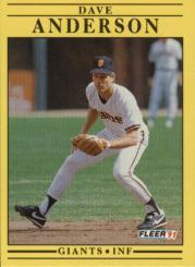 1991 Fleer Baseball Card Pick 251-495