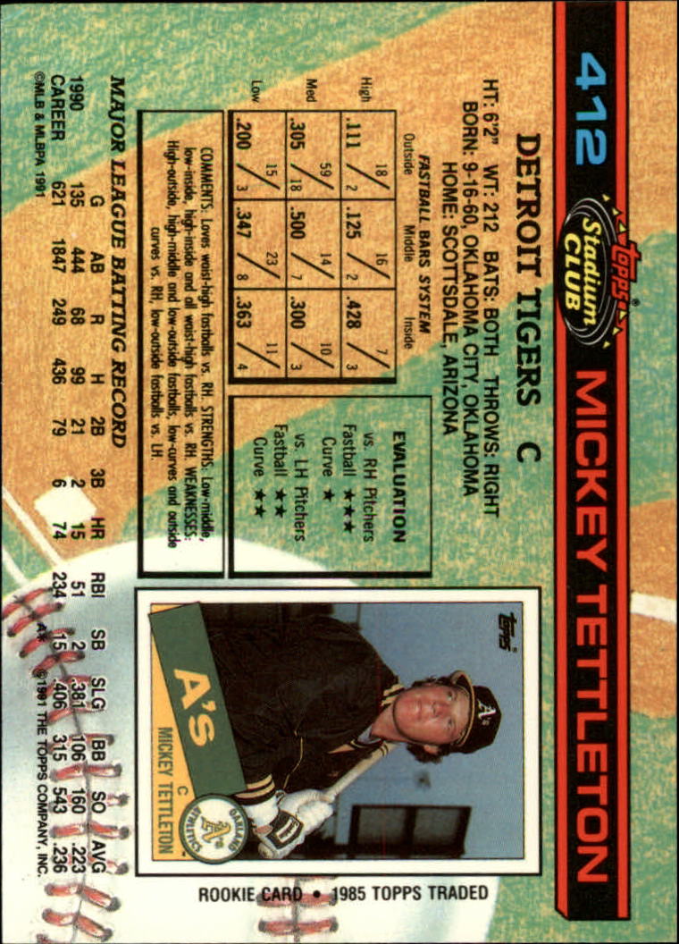 A1126- 1991 Stadium Club BB Cards 401-600 +Rookies -You Pick- 10+ FREE US SHIP - Picture 25 of 401