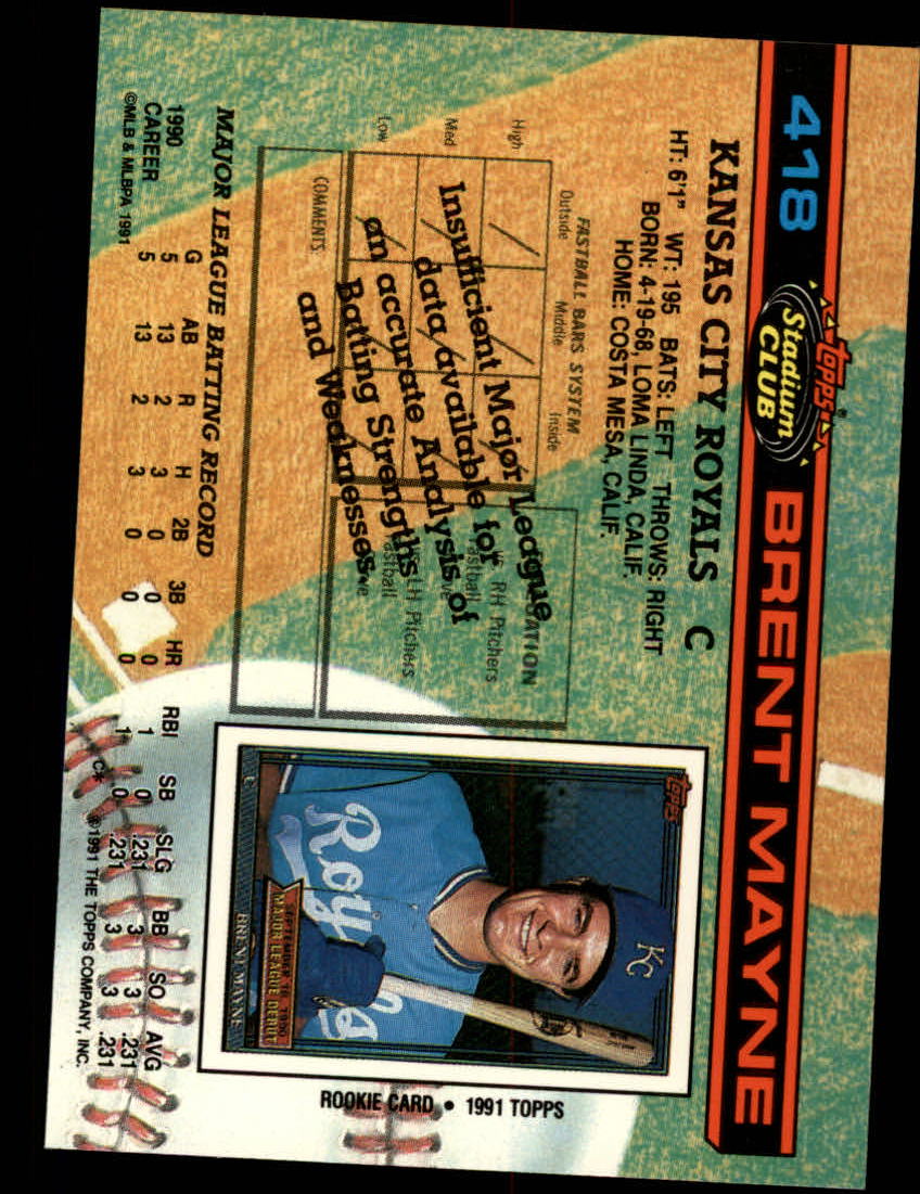 A1126- 1991 Stadium Club BB Cards 401-600 +Rookies -You Pick- 10+ FREE US SHIP - Picture 37 of 401