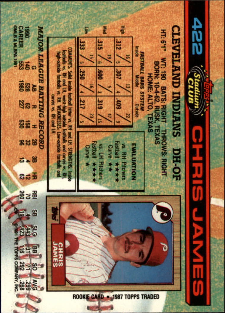 thumbnail 45  - A1126- 1991 Stadium Club BB Cards 401-600 +Rookies -You Pick- 10+ FREE US SHIP
