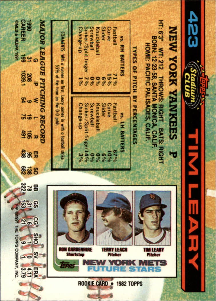 A1126- 1991 Stadium Club BB Cards 401-600 +Rookies -You Pick- 10+ FREE US SHIP - Picture 47 of 401