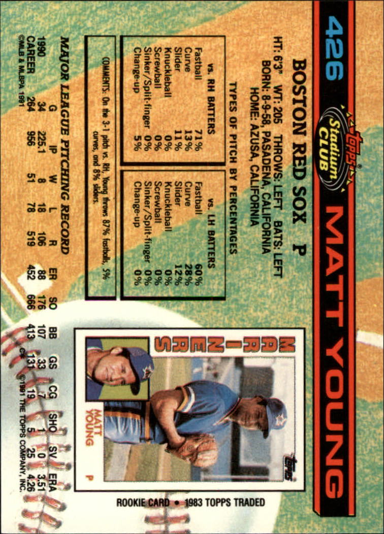 thumbnail 53  - A1126- 1991 Stadium Club BB Cards 401-600 +Rookies -You Pick- 10+ FREE US SHIP