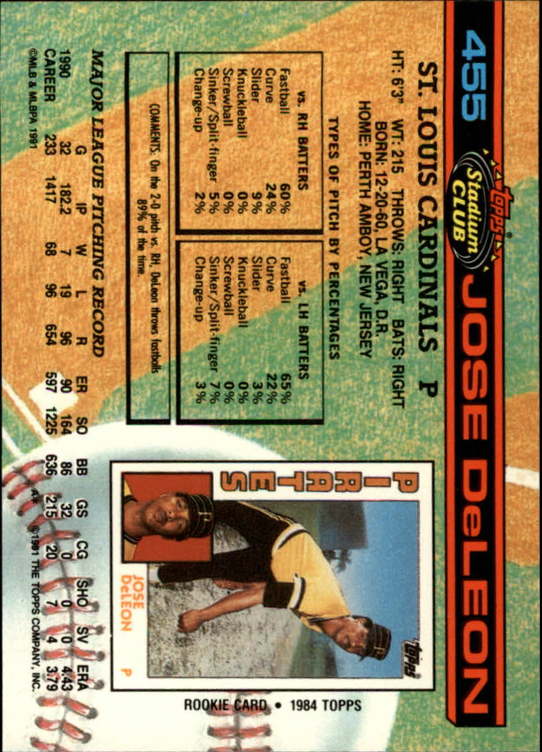 thumbnail 111  - A1126- 1991 Stadium Club BB Cards 401-600 +Rookies -You Pick- 10+ FREE US SHIP