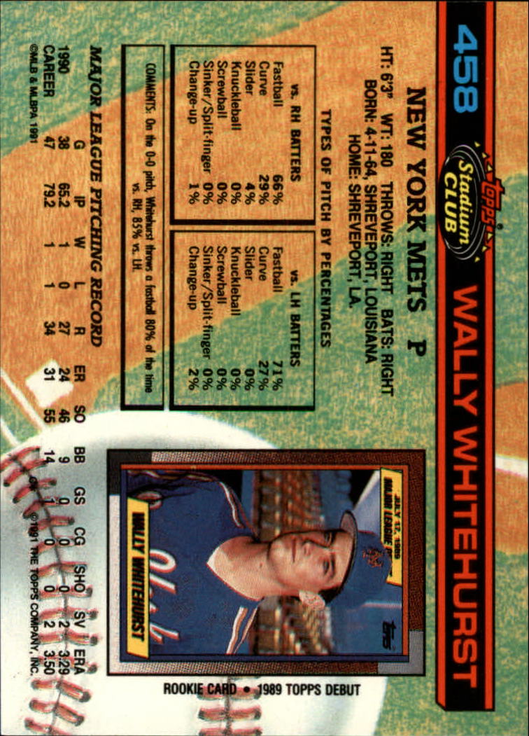 A1126- 1991 Stadium Club BB Cards 401-600 +Rookies -You Pick- 10+ FREE US SHIP - Picture 117 of 401