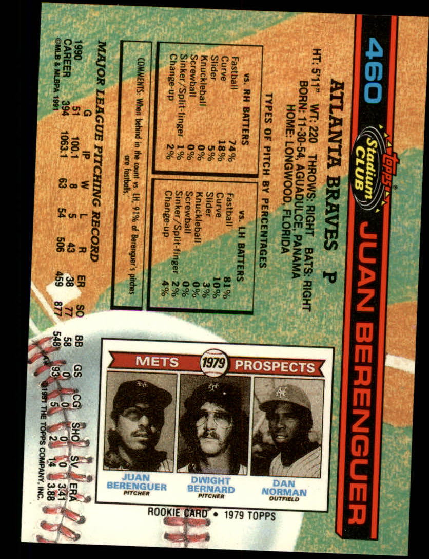 A1126- 1991 Stadium Club BB Cards 401-600 +Rookies -You Pick- 10+ FREE US SHIP - Picture 121 of 401