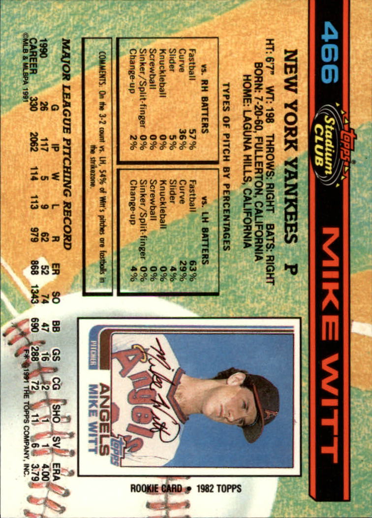A1126- 1991 Stadium Club BB Cards 401-600 +Rookies -You Pick- 10+ FREE US SHIP - Picture 133 of 401