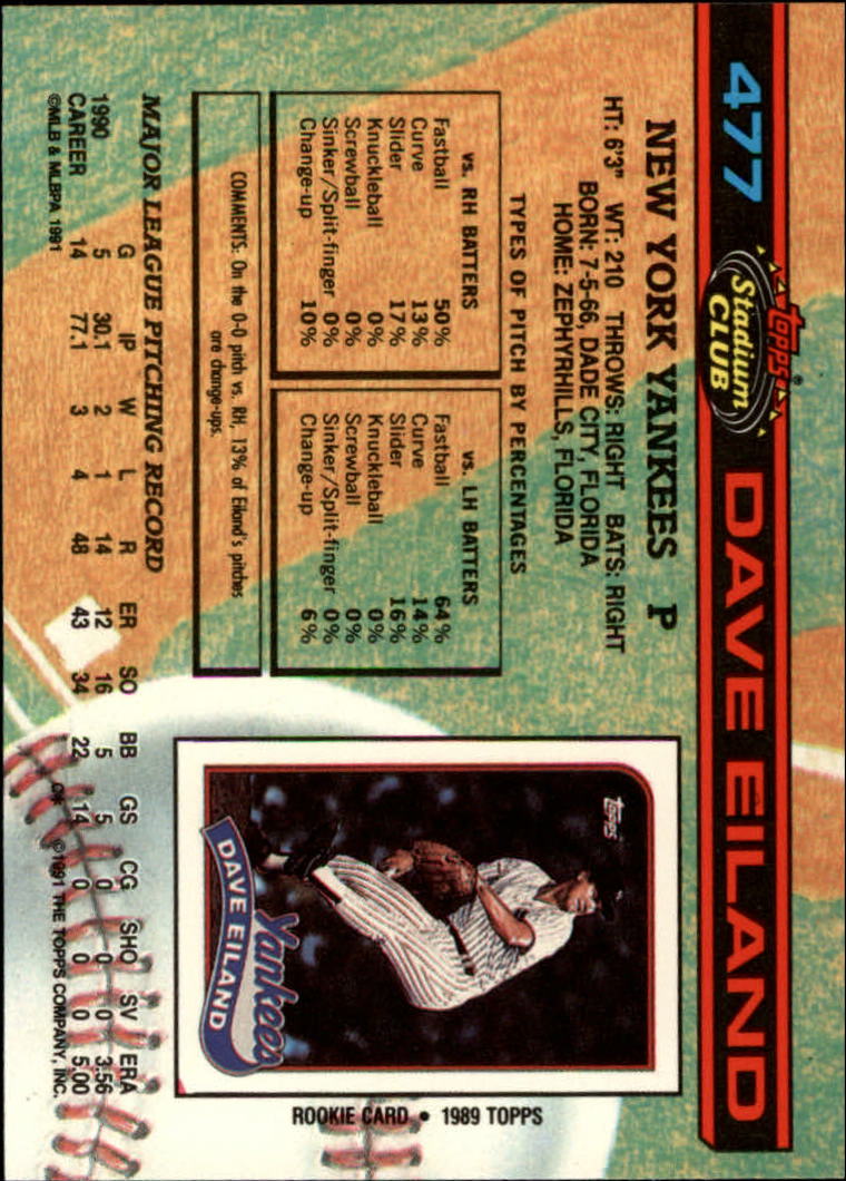 A1126- 1991 Stadium Club BB Cards 401-600 +Rookies -You Pick- 10+ FREE US SHIP - Picture 155 of 401