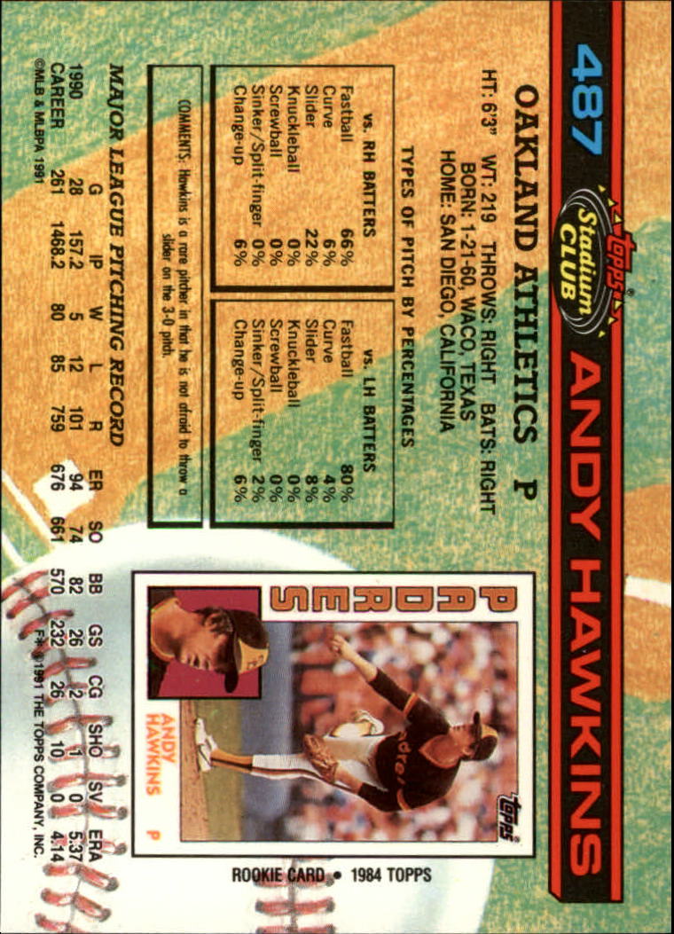 A1126- 1991 Stadium Club BB Cards 401-600 +Rookies -You Pick- 10+ FREE US SHIP - Picture 175 of 401