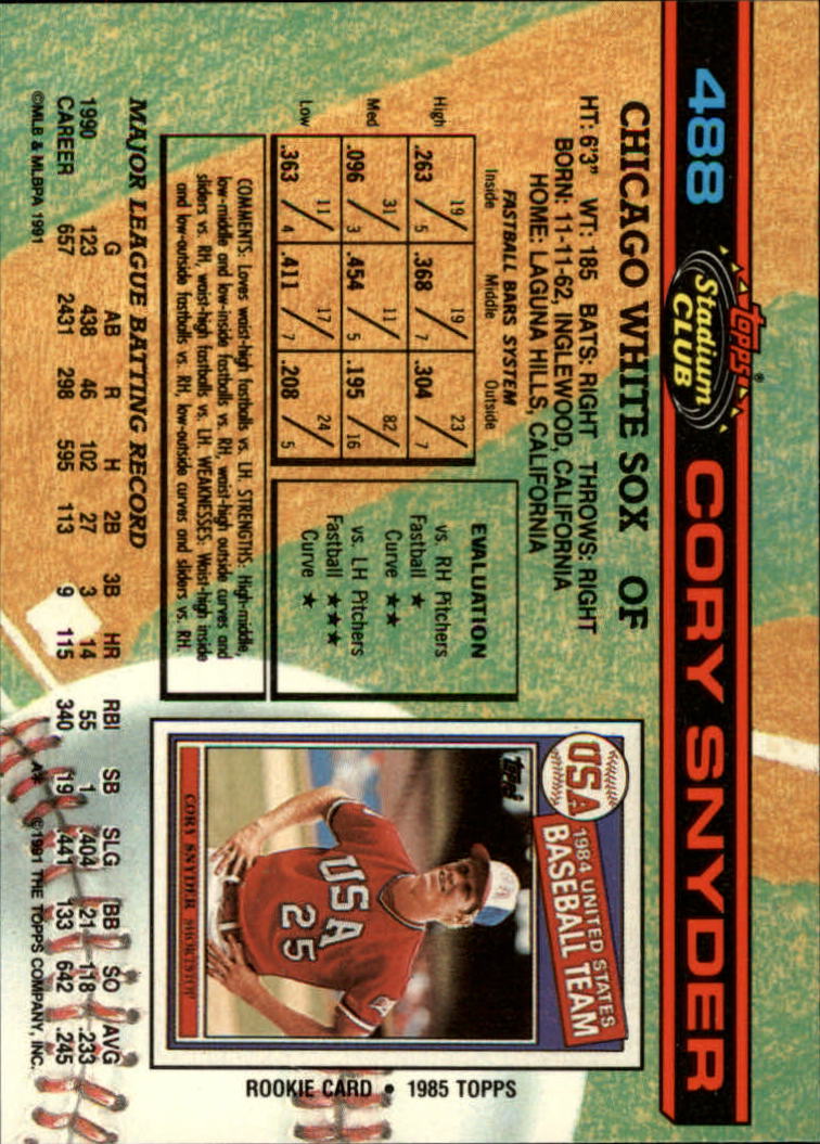 A1126- 1991 Stadium Club BB Cards 401-600 +Rookies -You Pick- 10+ FREE US SHIP - Picture 177 of 401