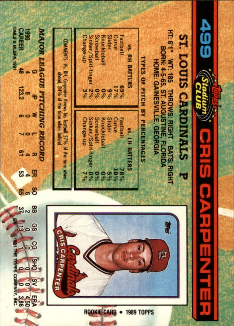 A1126- 1991 Stadium Club BB Cards 401-600 +Rookies -You Pick- 10+ FREE US SHIP - Picture 199 of 401