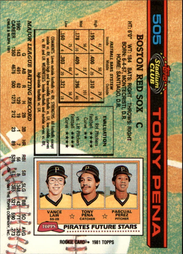 thumbnail 11  - 1991 Stadium Club Baseball Card Pick 501-600