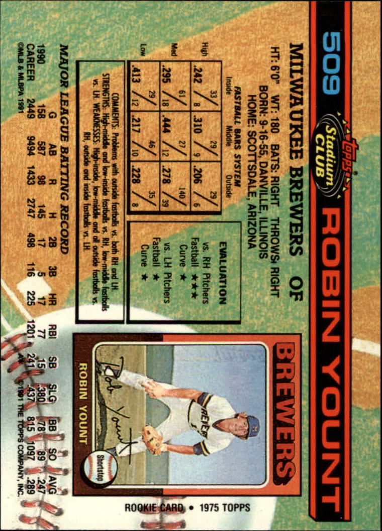 A1126- 1991 Stadium Club BB Cards 401-600 +Rookies -You Pick- 10+ FREE US SHIP - Picture 219 of 401