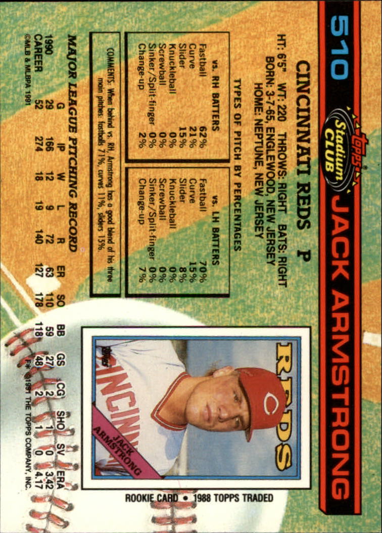 thumbnail 21  - 1991 Stadium Club Baseball Card Pick 501-600