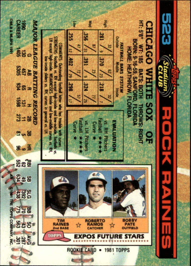 thumbnail 47  - 1991 Stadium Club Baseball Card Pick 501-600