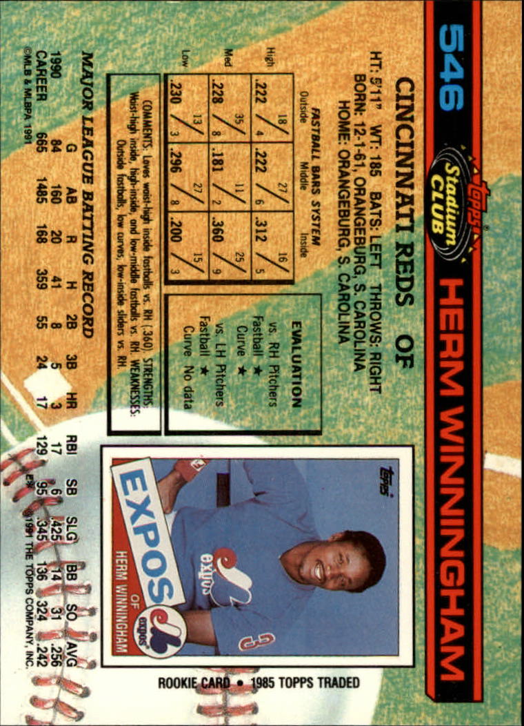 A1126- 1991 Stadium Club BB Cards 401-600 +Rookies -You Pick- 10+ FREE US SHIP - Picture 293 of 401