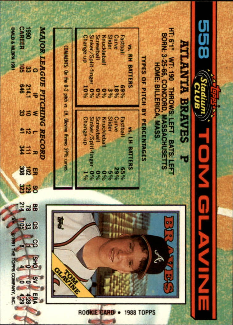 thumbnail 117  - 1991 Stadium Club Baseball Card Pick 501-600