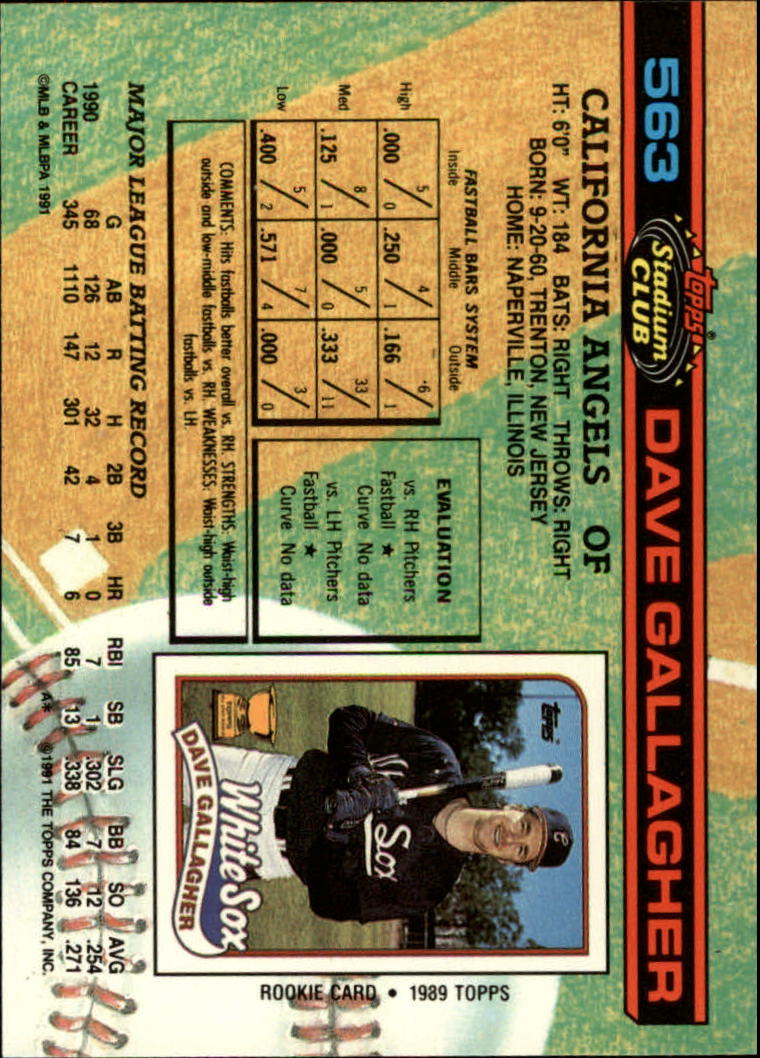 thumbnail 127  - 1991 Stadium Club Baseball Card Pick 501-600