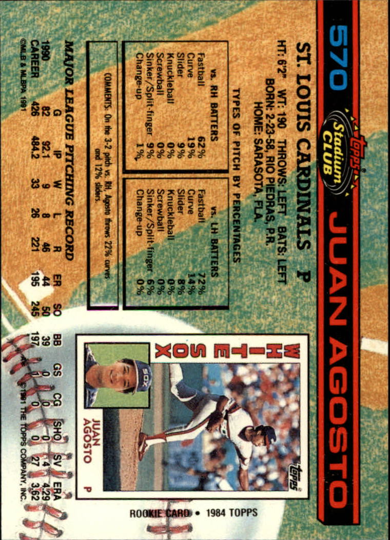 thumbnail 141  - 1991 Stadium Club Baseball Card Pick 501-600