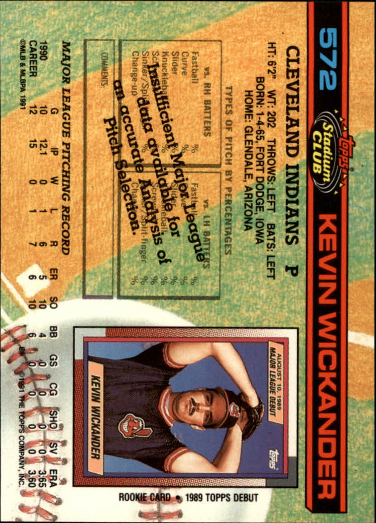 thumbnail 345  - A1126- 1991 Stadium Club BB Cards 401-600 +Rookies -You Pick- 10+ FREE US SHIP